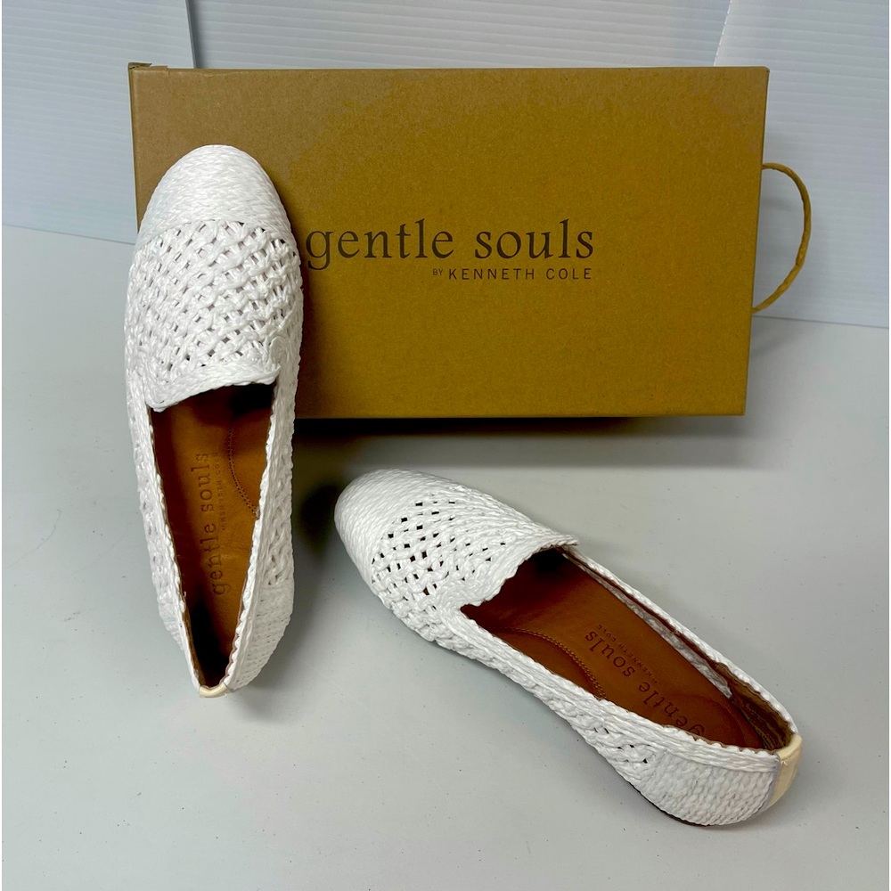 GENTLE SOULS by Kenneth Cole EUGENE Raffia Loafer - NEW